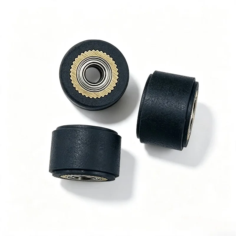 6PCS Pinch Feed Roller With Copper Core Rubber Wheel for Mimaki / Roland / Graphtec CE5000-120 Liyu Cutting Plotter Repair Parts