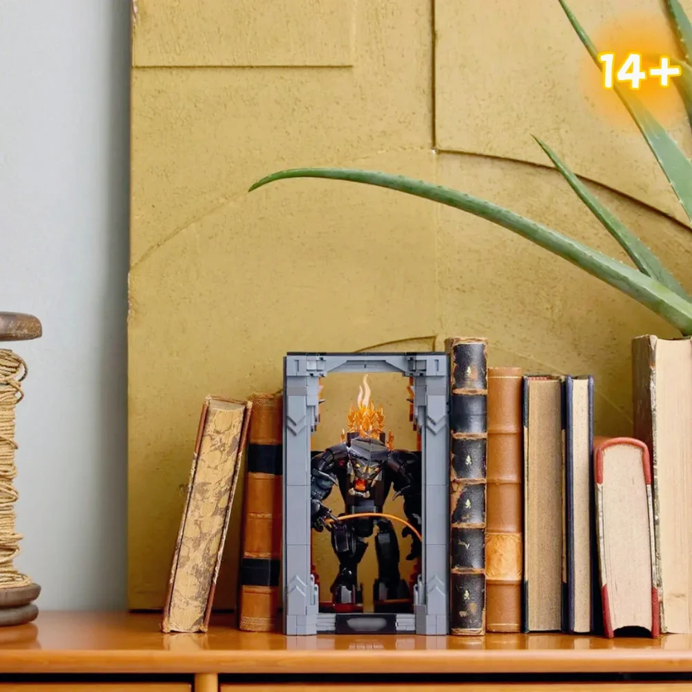 إصدار 2025 10367 لعبة مكعبات البناء على شكل كتاب زاوية هدية مثالية عالمية للأطفال والكبار في أعياد الميلاد وعيد الميلاد