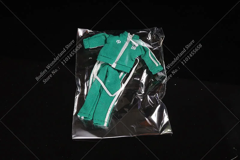 C-001 1/12 escala anime móvel terno menina traje casual versátil impresso chinês casaco calça conjunto caber 6in figura de ação