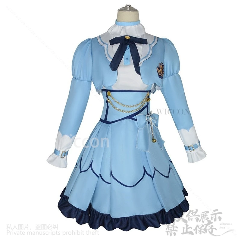 Anime YouTuber VTuber NIJISANJI Vliver Cosplay Amamiya Kokoro Costume Lolita Parrucca del Vestito Sexy Bello Vestito Per Le Ragazze Personalizzato