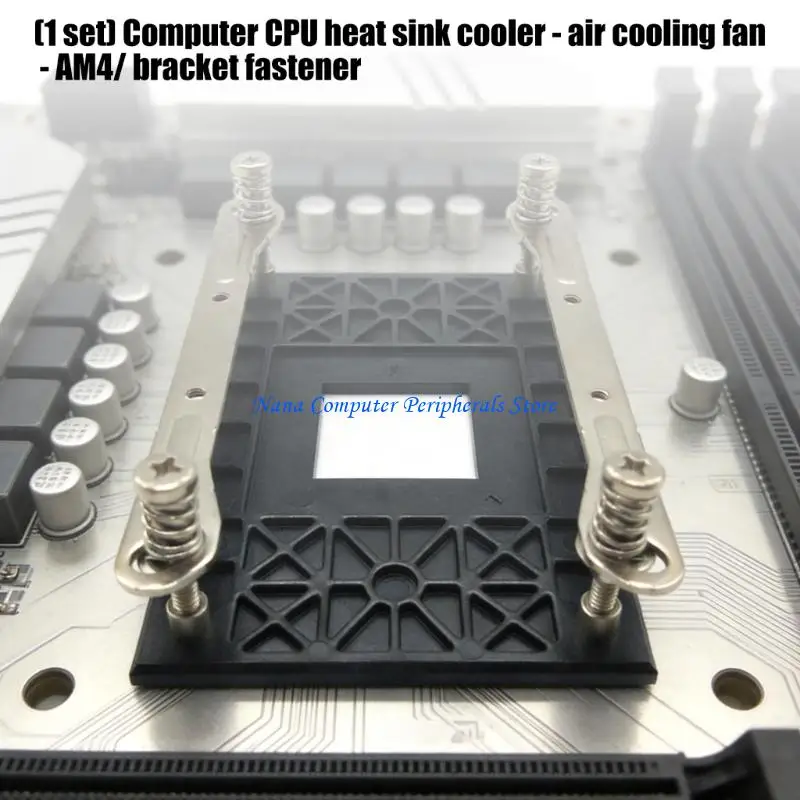 F68C Heavy Duty Air Coolers Backplate For AM4 Sockets Combines Metal And Plastic