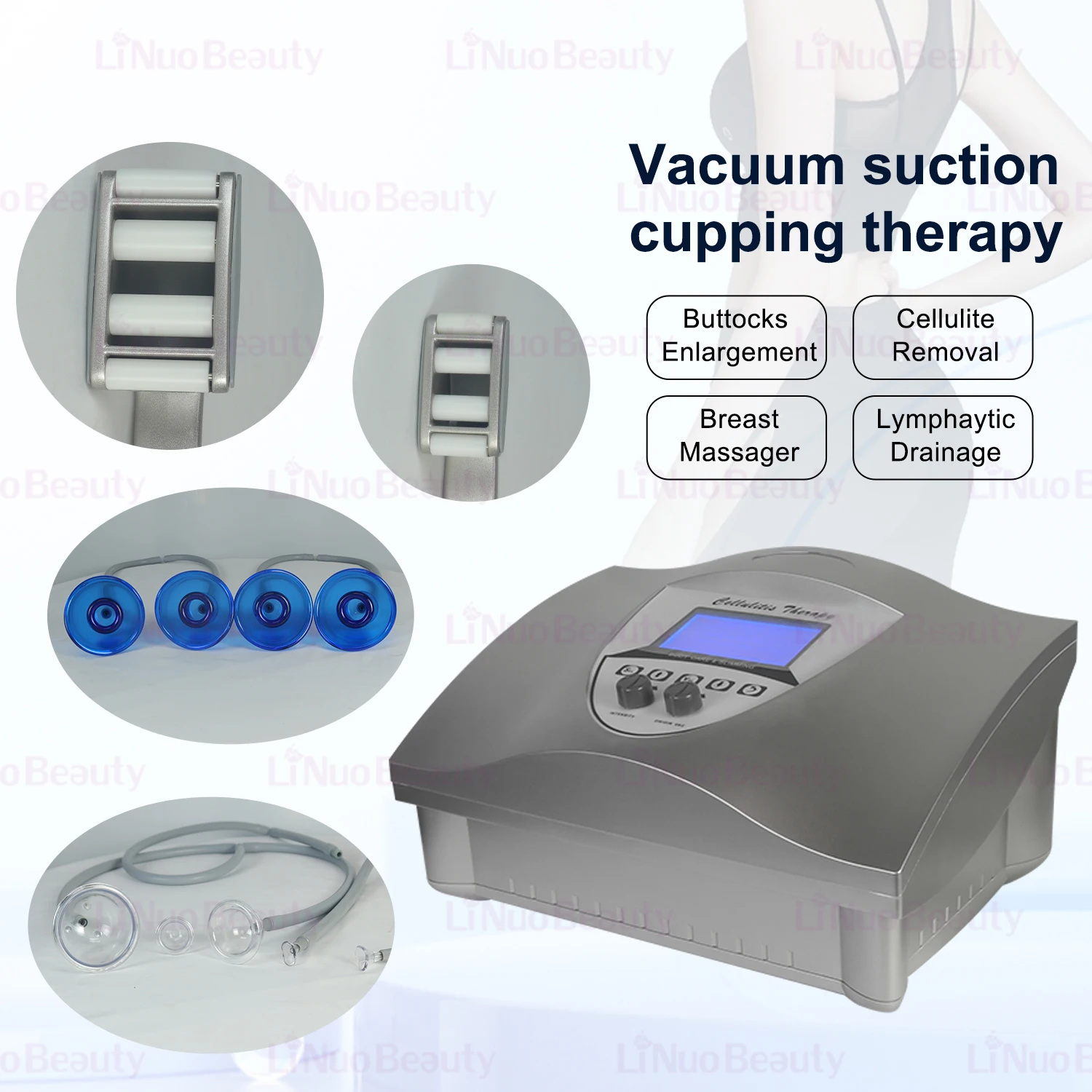 Vacuum Roller Cupping Machine Anti Cellulite Body Slimming Device Lymphatic Drainage Vacuum Suction Cup Therapy Beauty Equipment view 5