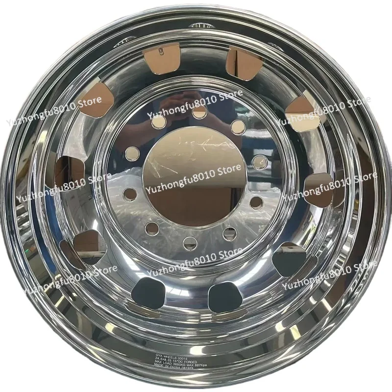 22.5 24.5 Truck Rims Aluminum Self-Dump Chrome Pickup European Light Truck Rims