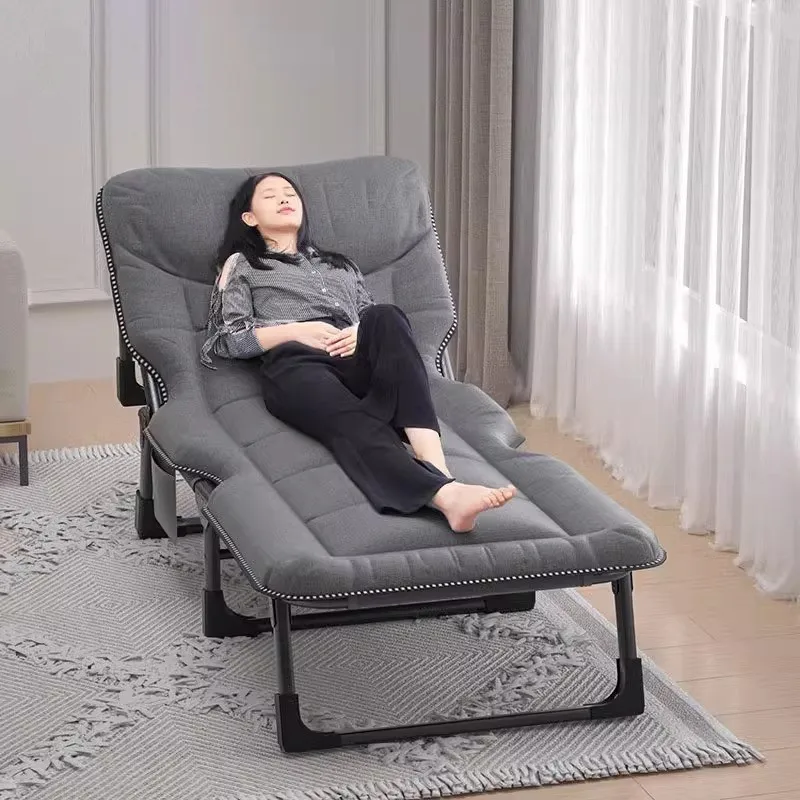 German Foldable Office Single Bed Nap Lounge Portable Home Use Multifunction Camp Bed Single Folding Bed Napping Bed
