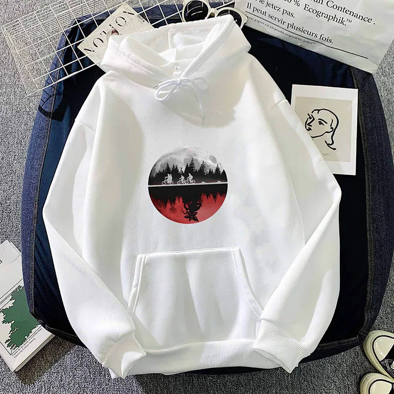 2024 Autumn Hoodie Women's Casual Hooded Sweatshirt Creative Hoodie Matching Streetwear Forest Pattern Monogram Hoodie CYXX108