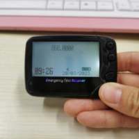 High Quality Custom Frequency Alpha Numeric Beeper Pager POCSAG Pager Emergency Text Receiver with Waist chain