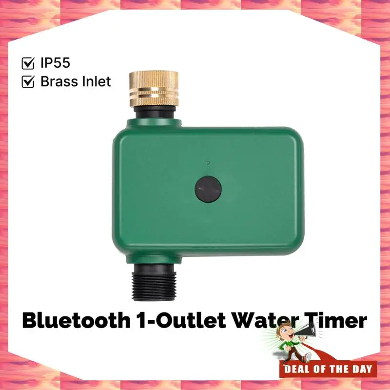 Consegna in 24 ore Tuya Smart Bluetooth Valvola timer acqua a 1 uscita Sprinkler Ritardo pioggia Rondella filtro controller programmabile automatico