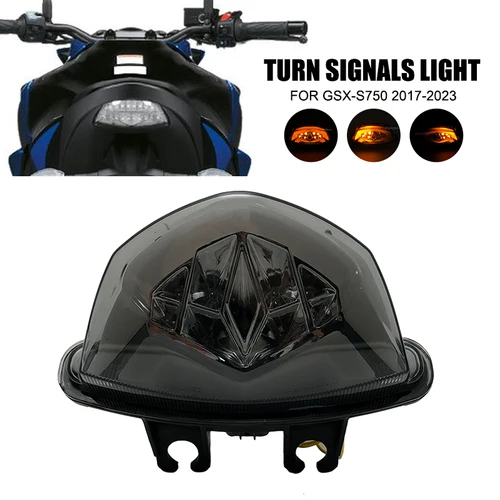 Imagen 1 del producto Luz trasera de freno para motocicleta, luces LED integradas para SUZUKI GSX-S750, GSXS750, GSX-S, GSXS 750, 2017-2023, 2022