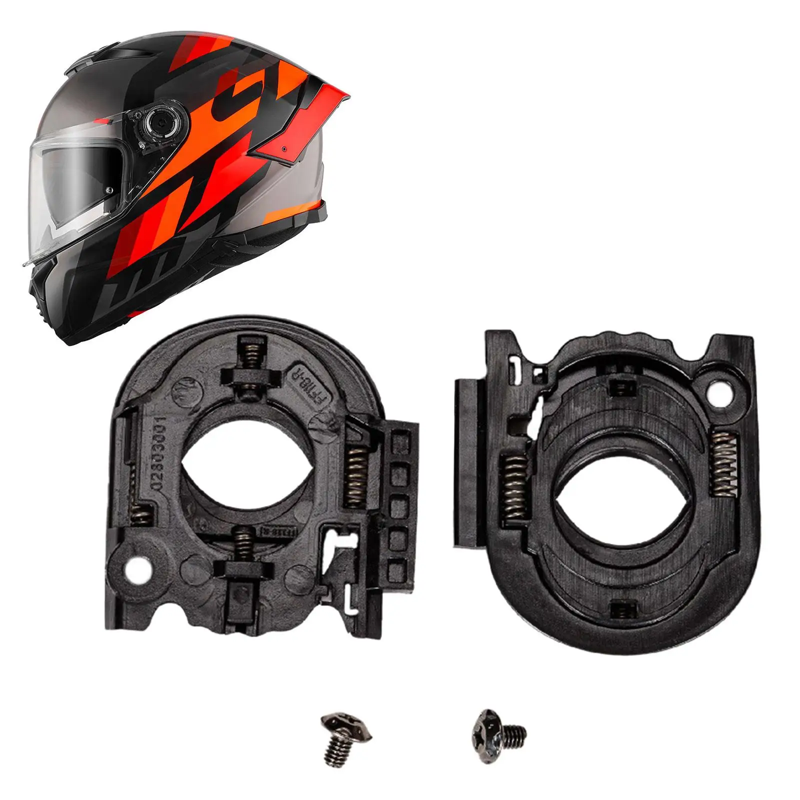 Visor Helmet MT Stinger 2 Shield Base Replacement Black Easy Install Repair Parts for MT THUNDER 4 Motorcycle