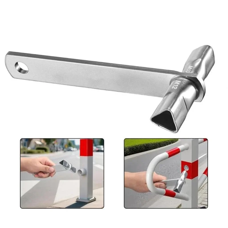 Single Head Double Head Barrier Wrench M10 M12 Metal Anti Collision Post Spanner For Road Isolation Column Installation Repair