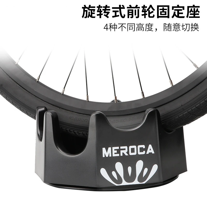 Bicycle Training Platform Front Wheel Seat Cushion Rotary Type Bike Tire Pad Block G888