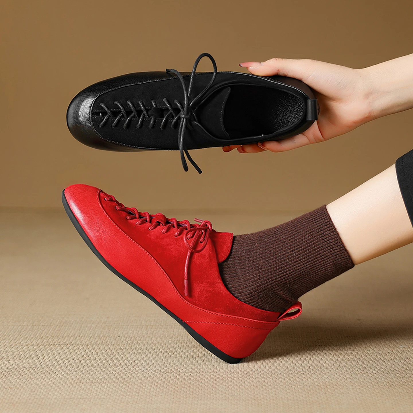 Kids Shoes Women - Sapatos Femininos de Couro Natural Primavera