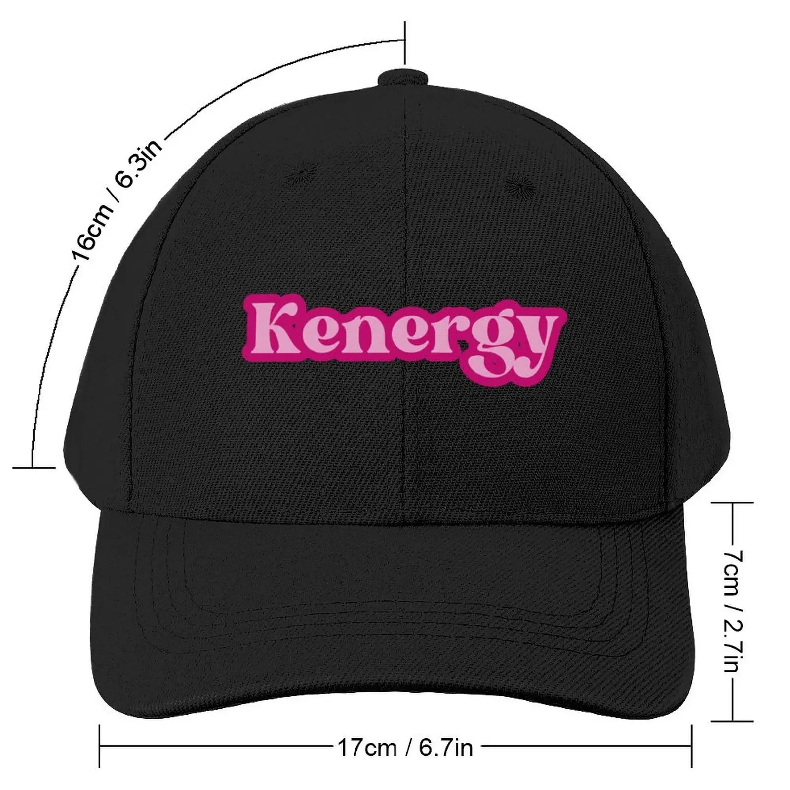 Kenergy Pink Sticker Baseball Cap Designer Hat Uv Protection Solar Hat Men's Hats Women's