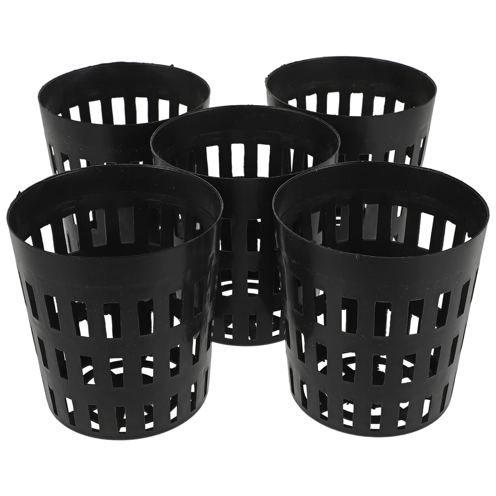 

10pcs Hydroponic Cups Plastic Baskets Aquatic Mesh Screen Bucket Net Net Pots For Hydroponics Pot Garden Containers