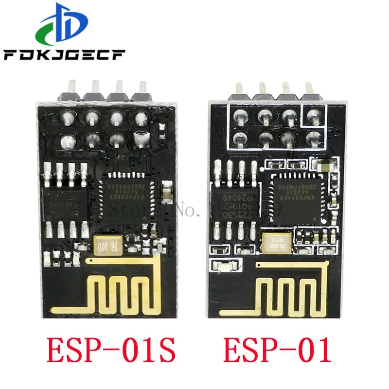 10Pcs ESP8266 ESP-01 ESP-01S ESP01 Serial Wireless WIFI Module Transceiver Receiver Internet Of Things Wifi Model Board