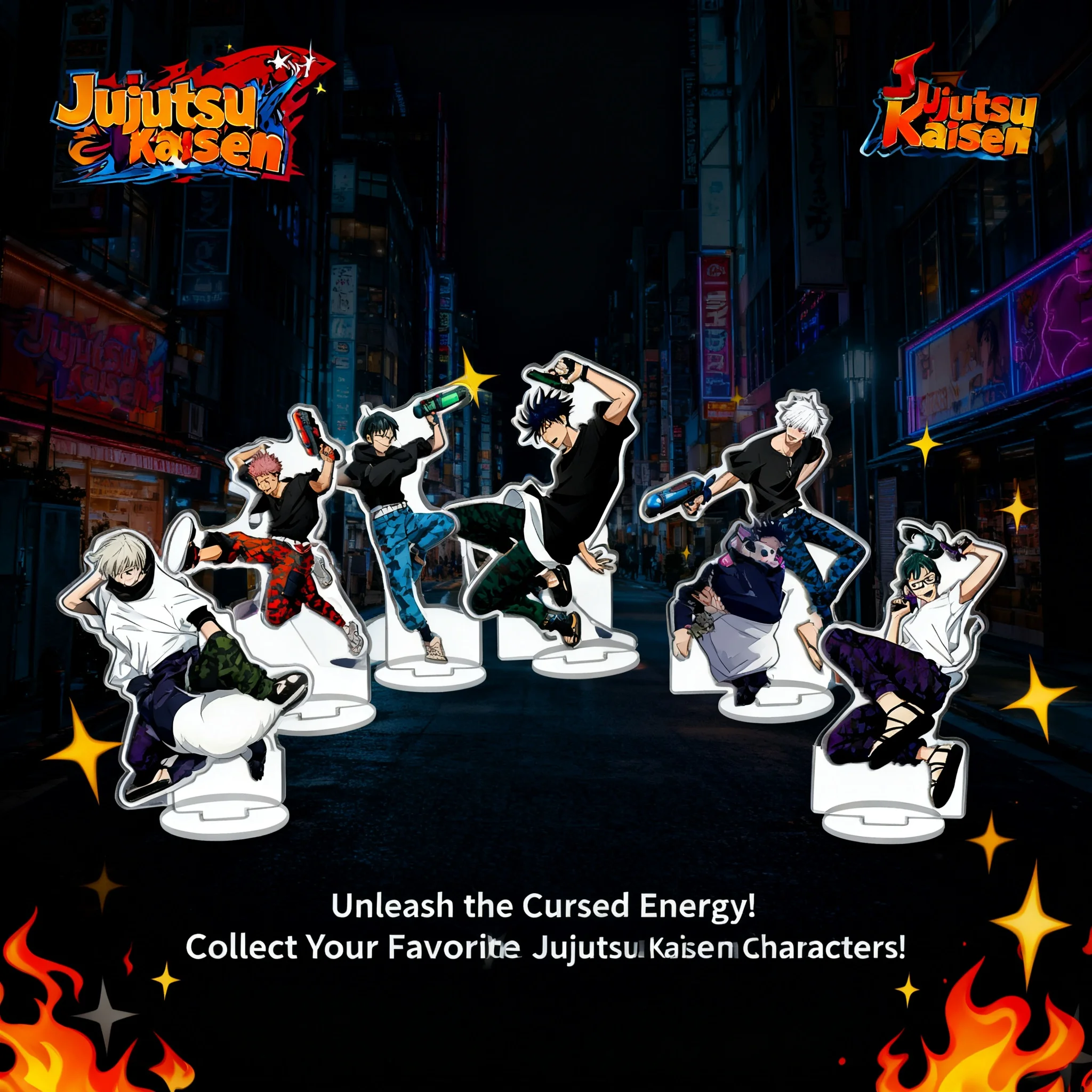 

Jujutsu Kaisen Yuji Itadori Acrylic Stand Anime Figure Collectible Merchandise Cross Border Ready Stock Wholesale Comic Con