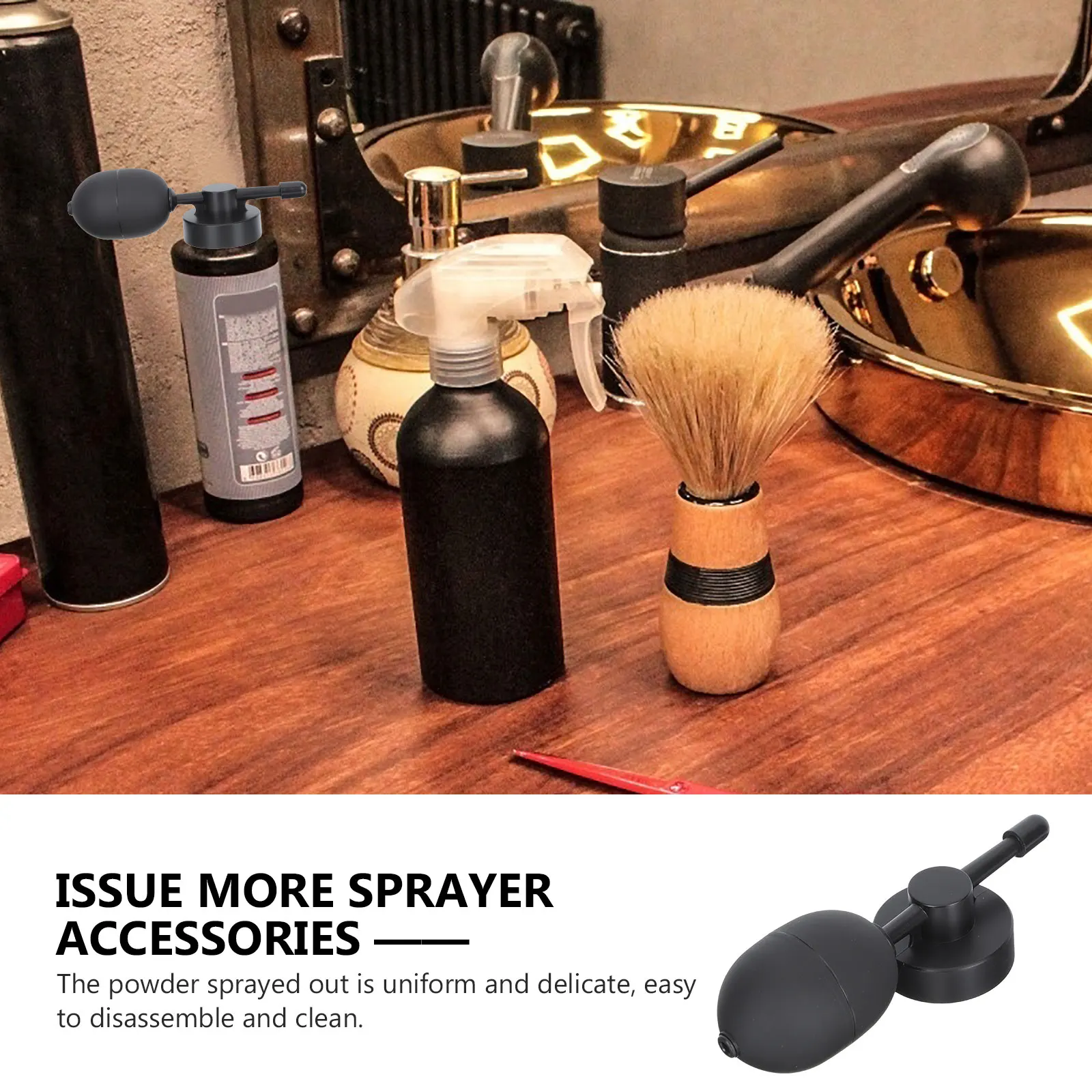 Bomba aplicadora potenciadora de línea capilar, pulverizador aplicador de fibra, herramienta de fibras para construcción del cabello para tratamiento del crecimiento del cabello