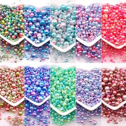 MIX Size 3mm-10mm Gradients Mermaid Pearls Beads Round Loose Acrylic Beads Diy Hairpin Clothing Handmade Sweing Accessories 20g