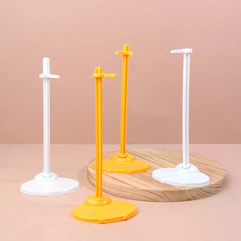 For Dolls Holding Clear Color Toy Figure Display Holder 1/6 Doll Prop Up Mannequin Model 2PCS Transparent Stand Support