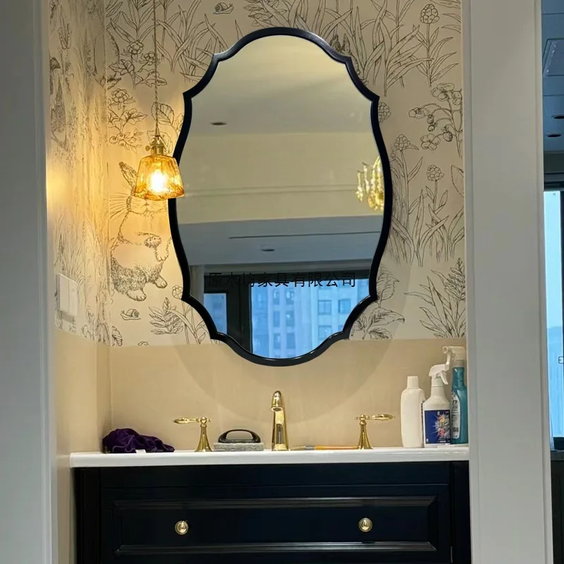 Bathroom Bathroom Mirror Bathroom Wall Mirror Dressing Mirror Black