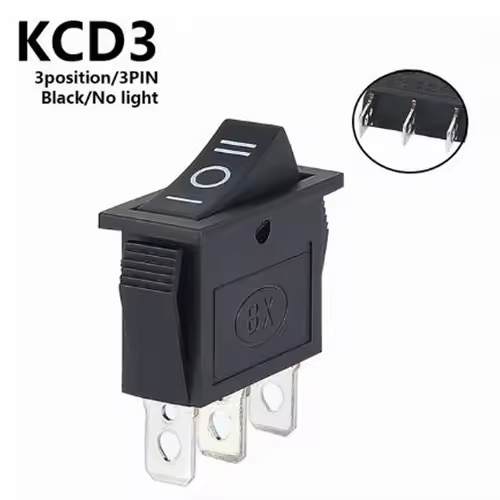 1PCS KCD3 Rocker Switch ON-OFF ON-OFF-ON 2 Position 3Pins Electrical equipment With Light Power Switch 16A 250V / 20A 125V AC - Image 14