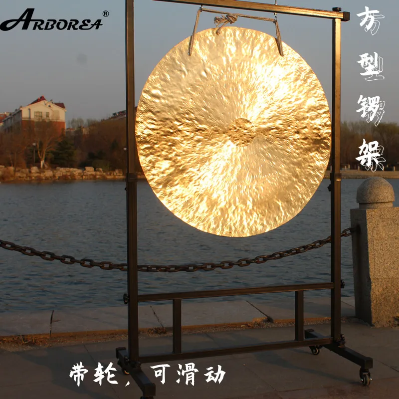Gong Frame Single-layer Square With Wheel , Gong Accessories, Strong Stability Can Dragged And Disassembled At Will Customized