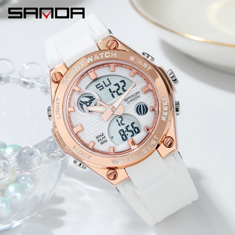 2023 moda kobiety zegarki Top luksusowa marka zegar kwarcowy wodoodporny Casual Ladies wrist watch dla dziewczyn prezent relogio feminino