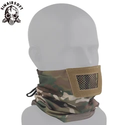 Taktische Ritter maske faltbare schützende Halb gesichts maske für das Schießt raining im Freien