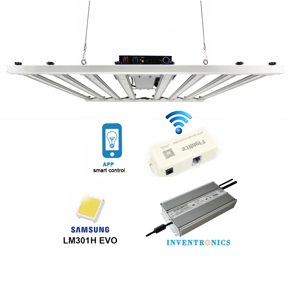 Imagem -02 - Barra de Luz de Crescimento Led 480w Evo v5 v6 uv Ajustável Mais Recente Especial 2024 Samsung-lm301h