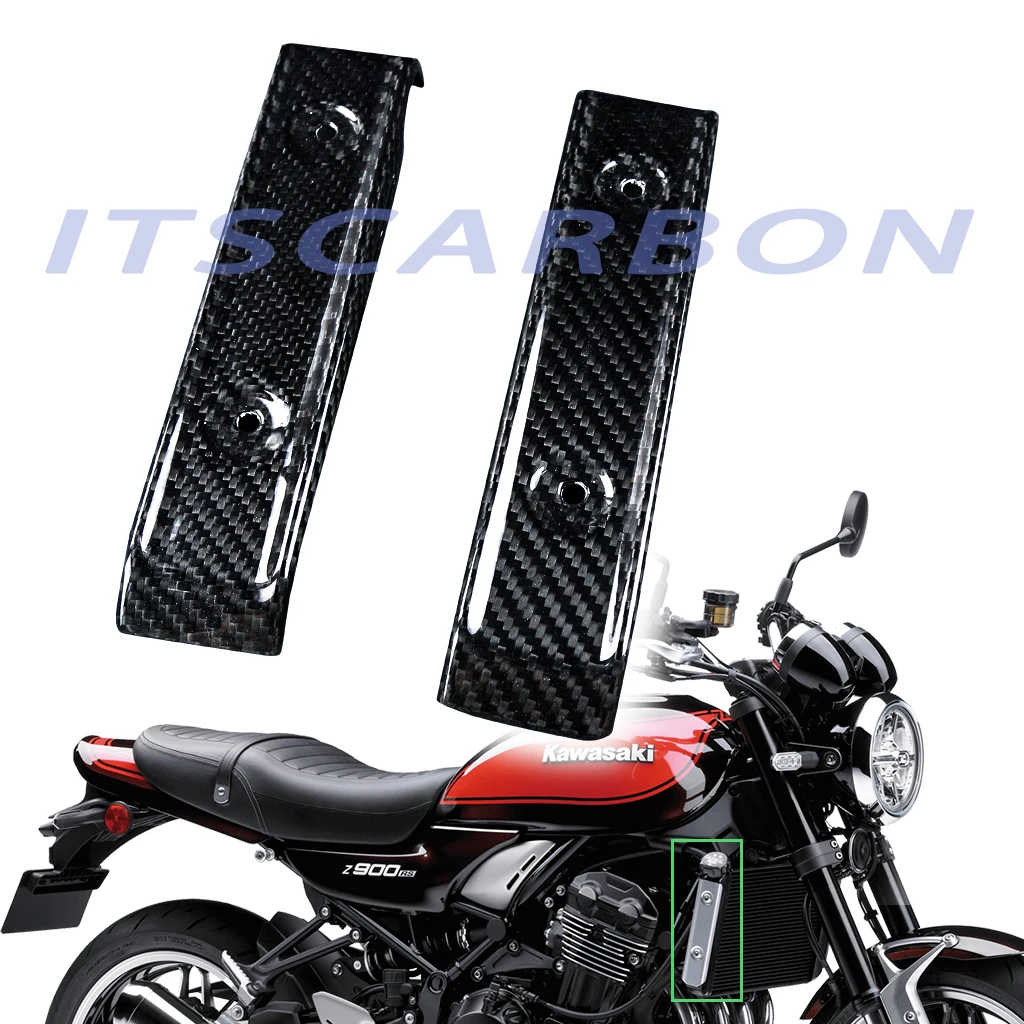 

For Kawasaki Z900 RS Z900RS 2021 2022 + 3K Carbon Fiber Motorcycle Accessories Radiator Covers Side Panel Fairing Kits