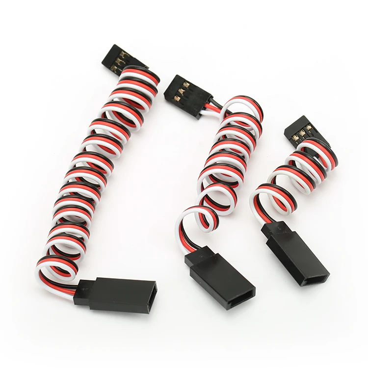 50PCS 150mm 200mm 300mm 500mm Futaba JR Male To Female Motor Servo Lead Cable Extension Wire For RC Helicopter Drone Aircraft