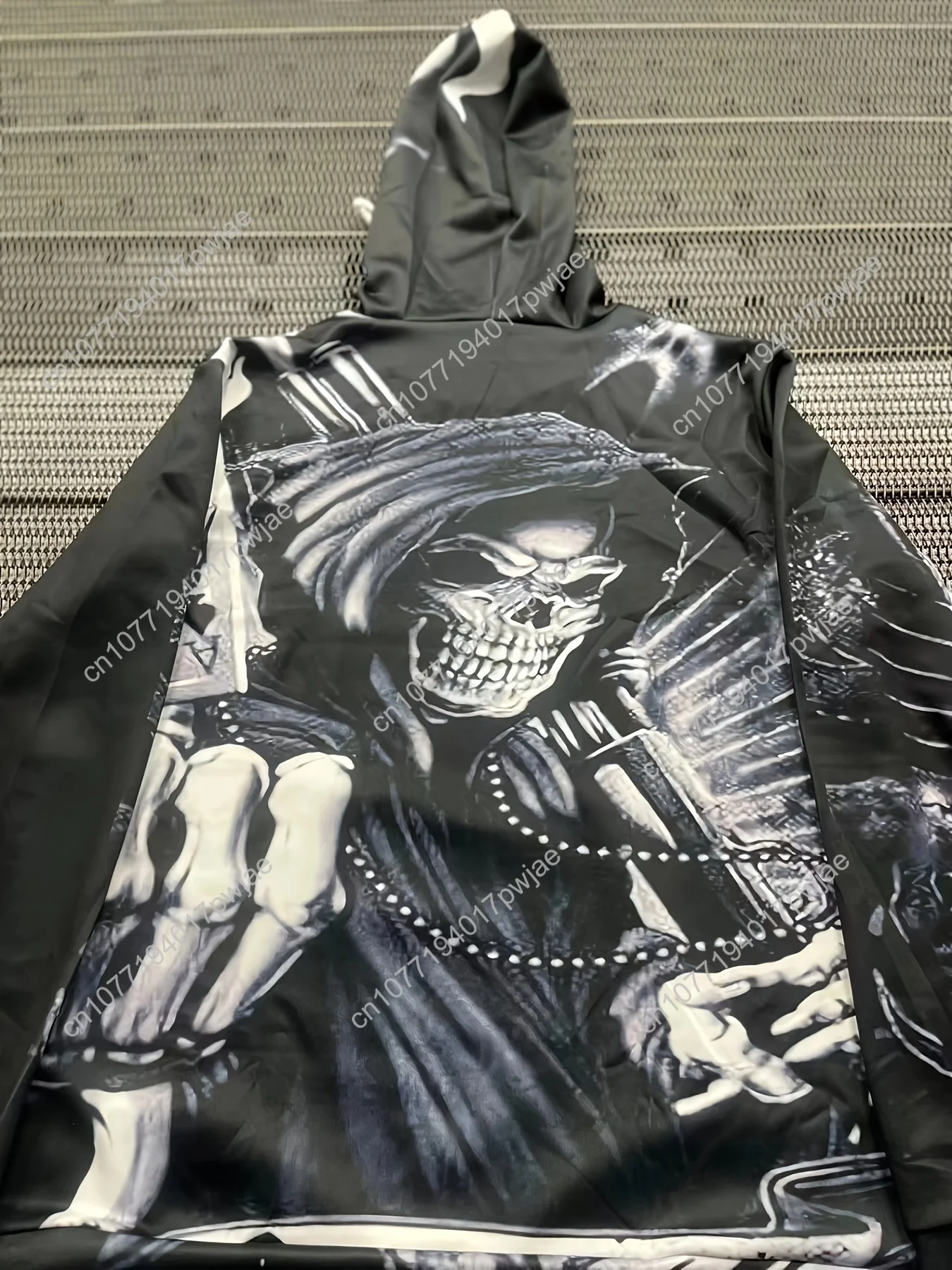 남성용 3D 후드 스웨트셔츠, 약간의 신축성을 가진 캐주얼 폴리에스터 니트 원단, 가을/겨울용 인물 프린트가 있는 레귤러 핏 후디