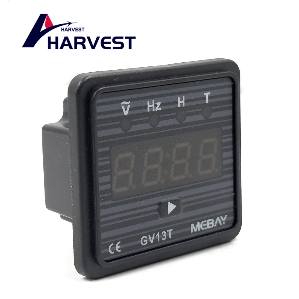 MEBAY GV13T Diesel Generator Digital Display Instrument Voltmeter Frequency Hour Test Panel Meter AC220V AC380V