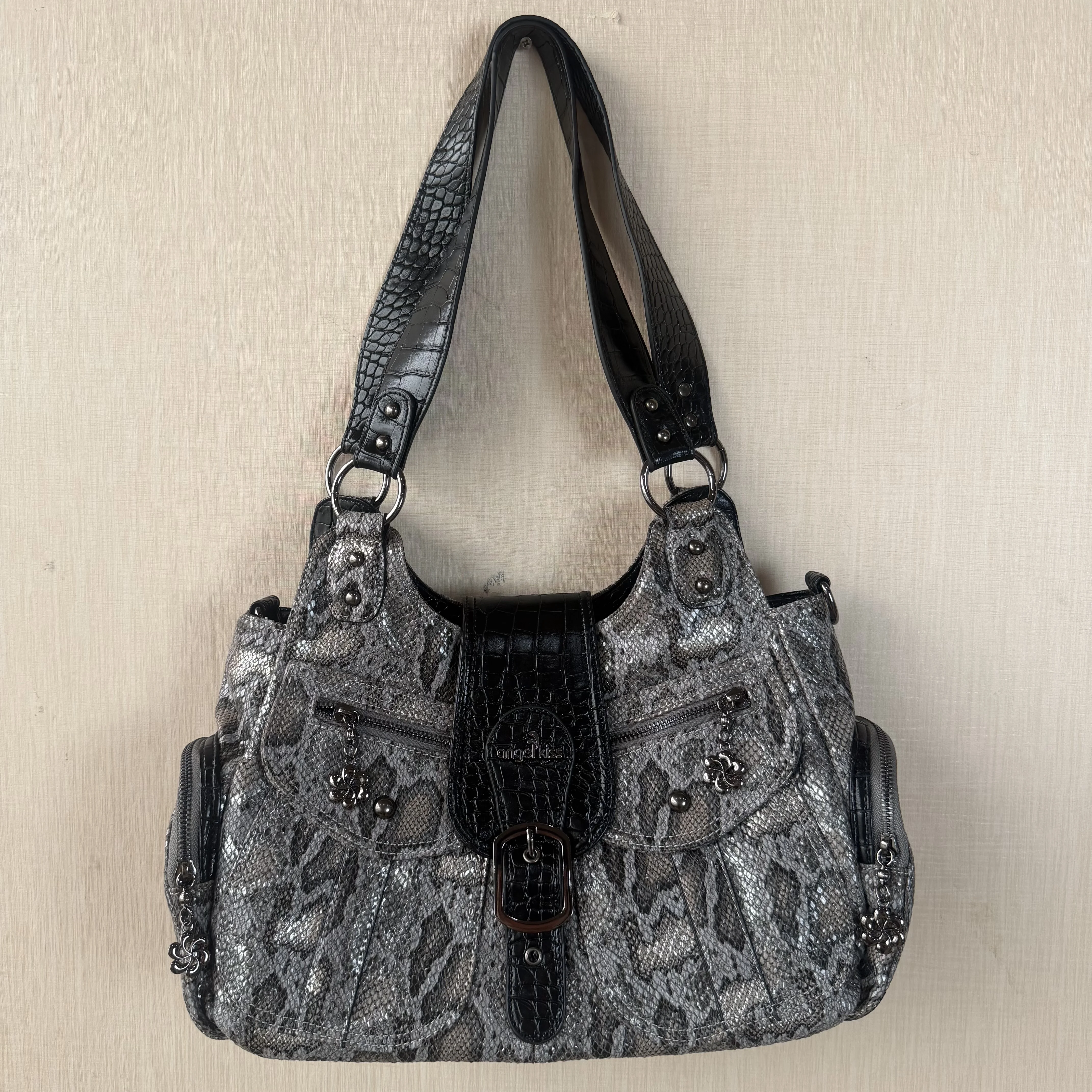 

Винтажные сумки на плечо из мягкой кожи Y2K для женщин, кошельки и сумки большой вместимости, сумка через плечо с несколькими карманами, Повседневная Сумк