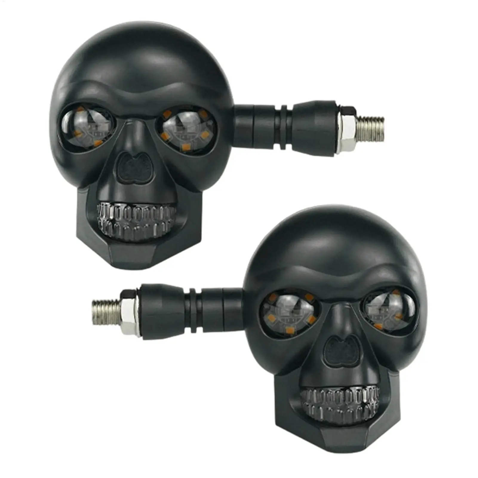 

Motorcycle Turn Signals 12V Universal Waterproof Skull Shape Lamp Motorcycle Turn Signal Lamp For Riding Mountain Camping Hiking