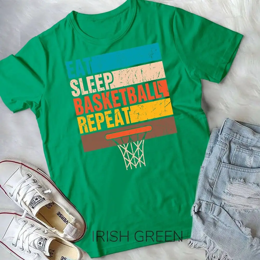 Eat. Sleep. Basketball. Repeat. Basketball Youths Kids Gifts Unisex T-shirt