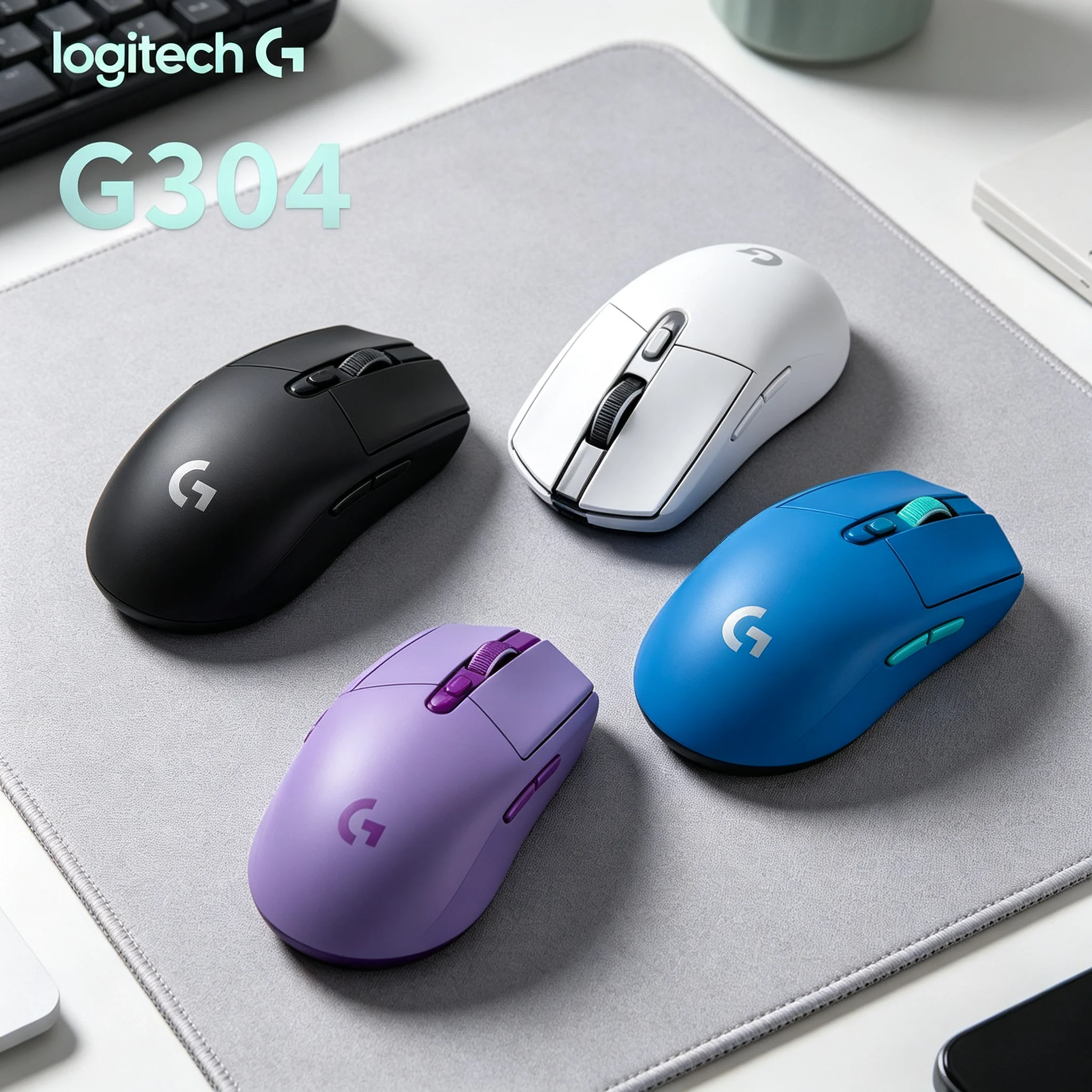 Logitech G304 Wireless E‑sport Gaming Mouse Low Power Design LIGHTSPEED Wireless 6 Custom Buttons Desktop Mice