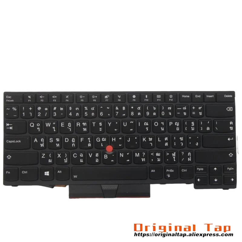 

TH Thai Backlit Keyboard for Lenovo Thinkpad E480 E485 E490 T480S T490 T495 P43S L480 L490 L380 L390 Yoga 01YP313 01YP473 01YP55
