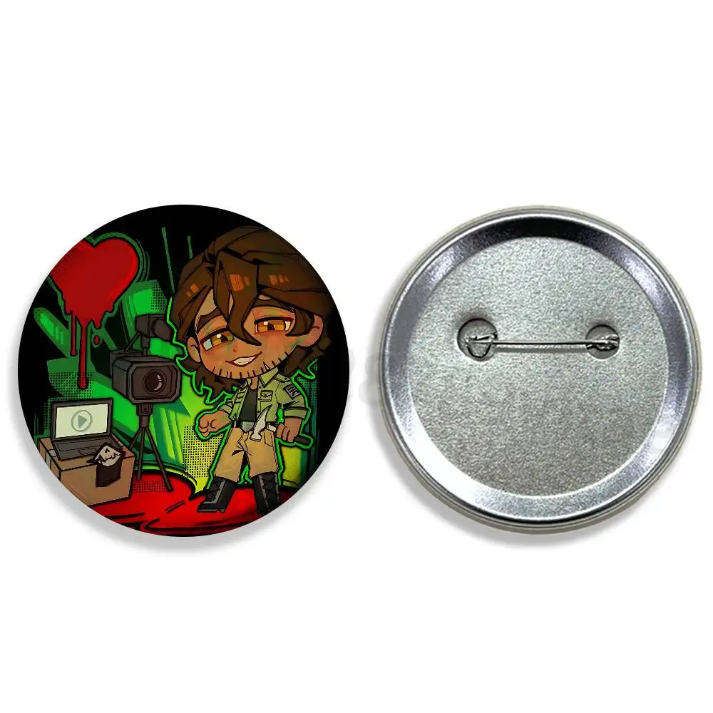 With You R-Ren 14 D-Days 32/44/58mm Handmade Pins Round Brooch Badge Backpacks Clothes Jewelry Gifts