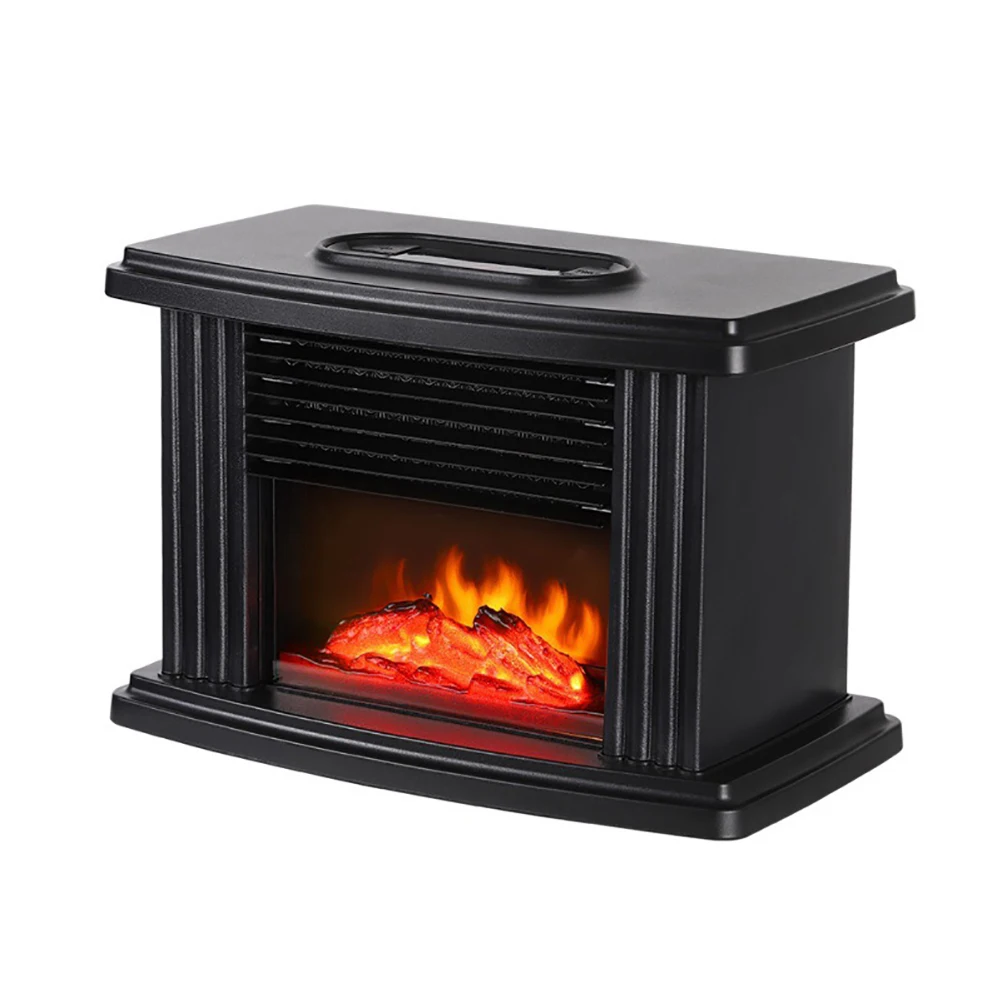 F5 Small Mini Fireplace Mini Electric Fireplace Tabletop Lamp Portable Heater Room Heater Space Heater Flame Night Light Heater
