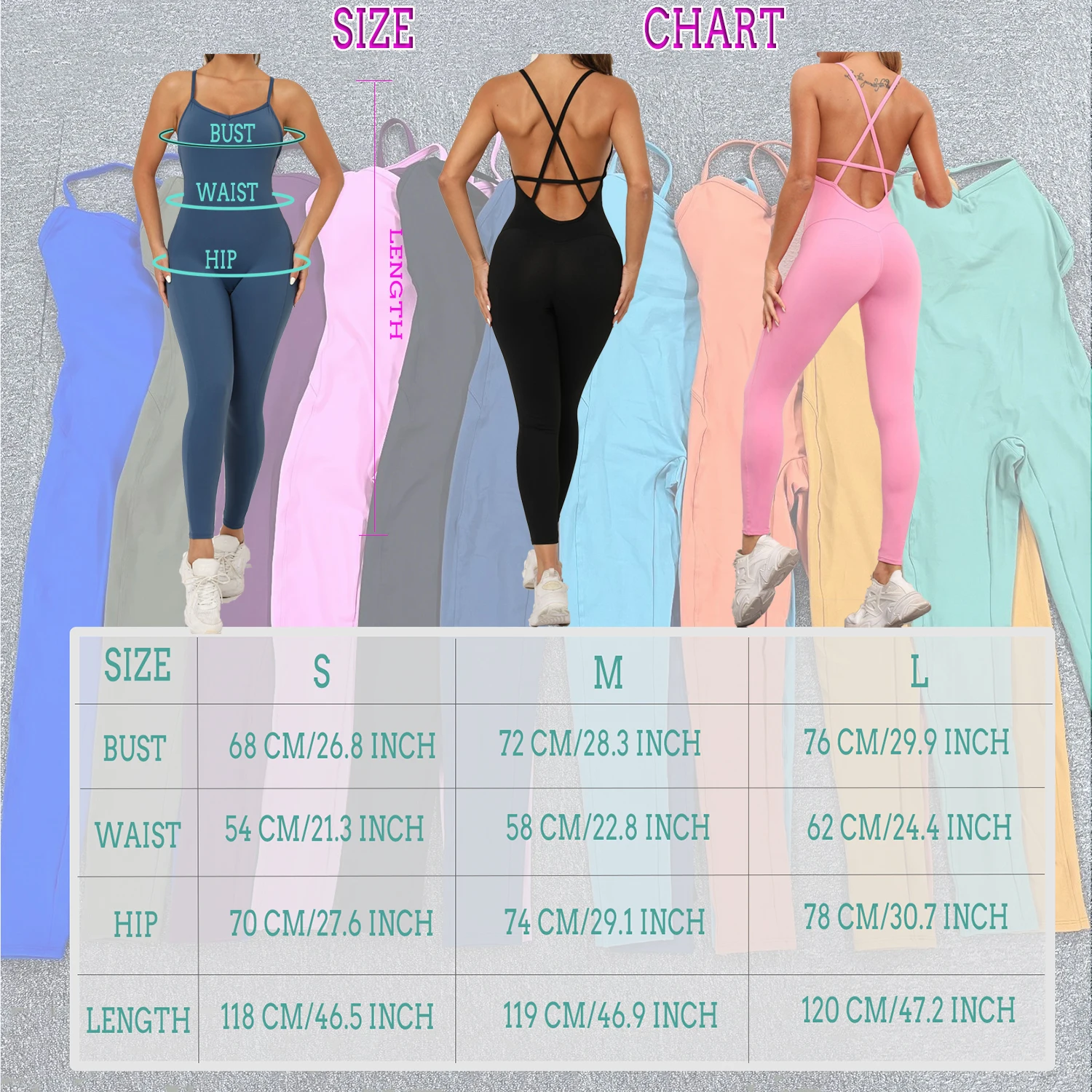 Women Seamless Sexy Backless Tummy Control Jumpsuits Scrunch Butt Sleeveless Yoga Rompers
