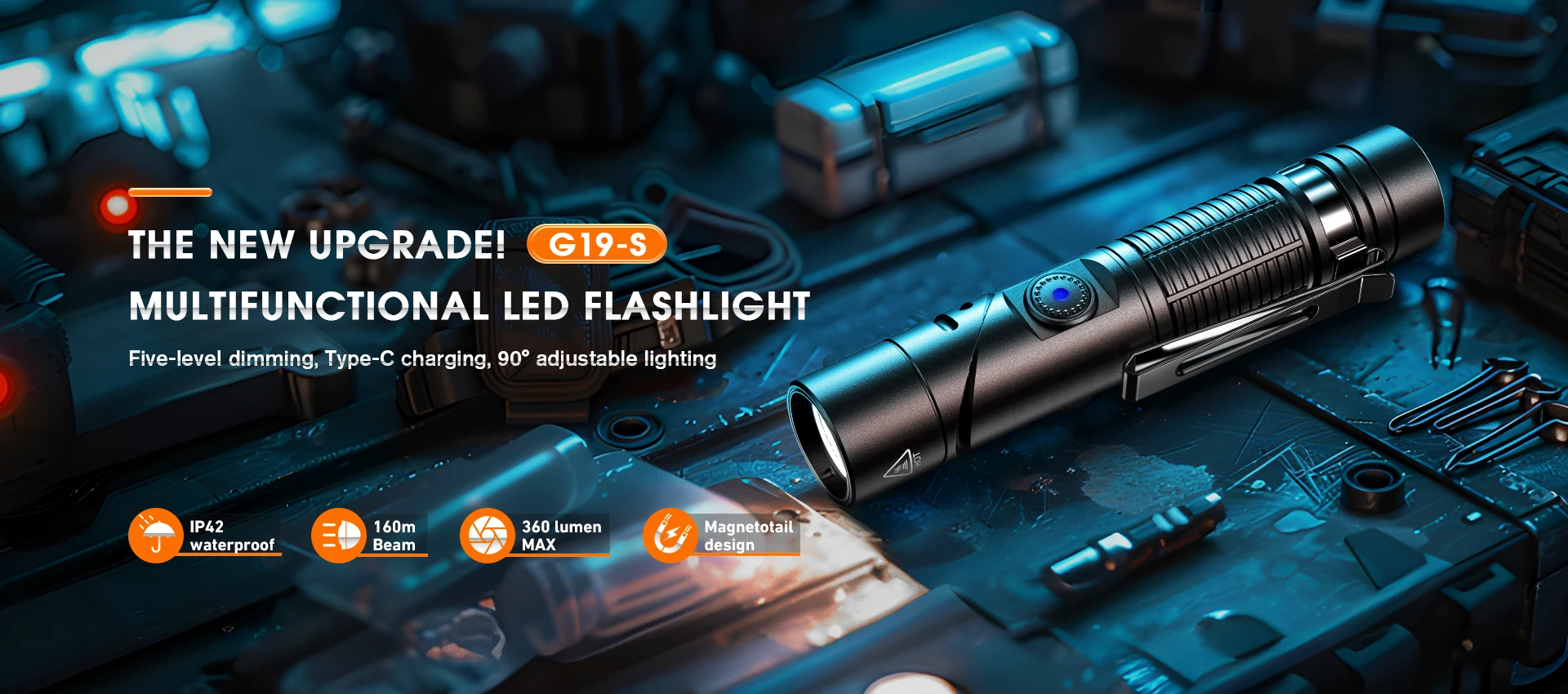 SUPERFIRE Mini LED USB C Wiederaufladbare High Power Mini Kopf Lampe Licht Sensor Scheinwerfer Front Licht Für Arbeiten Angeln Scheinwerfer – Detail 4