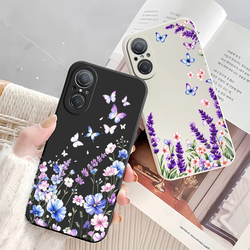 Butterfly Case For Huawei P20 P30 Pro P40 Lite E P Smart Z Plus Y7A Y9S Y9 Prime 2019 Nova 9 SE 5T Soft Anti Scratch Cover Coque - view 3