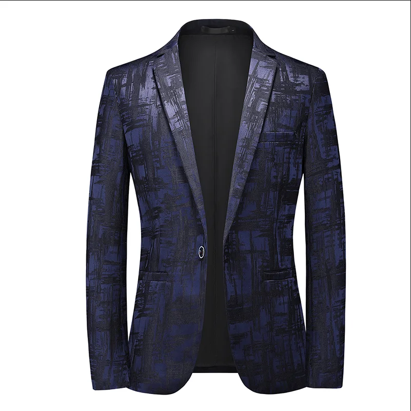 Large Size 6XL Men Business Boutique Suit Jacket 2024 Summer New Wedding Party Blazers Men's Thin Coats - Image 6