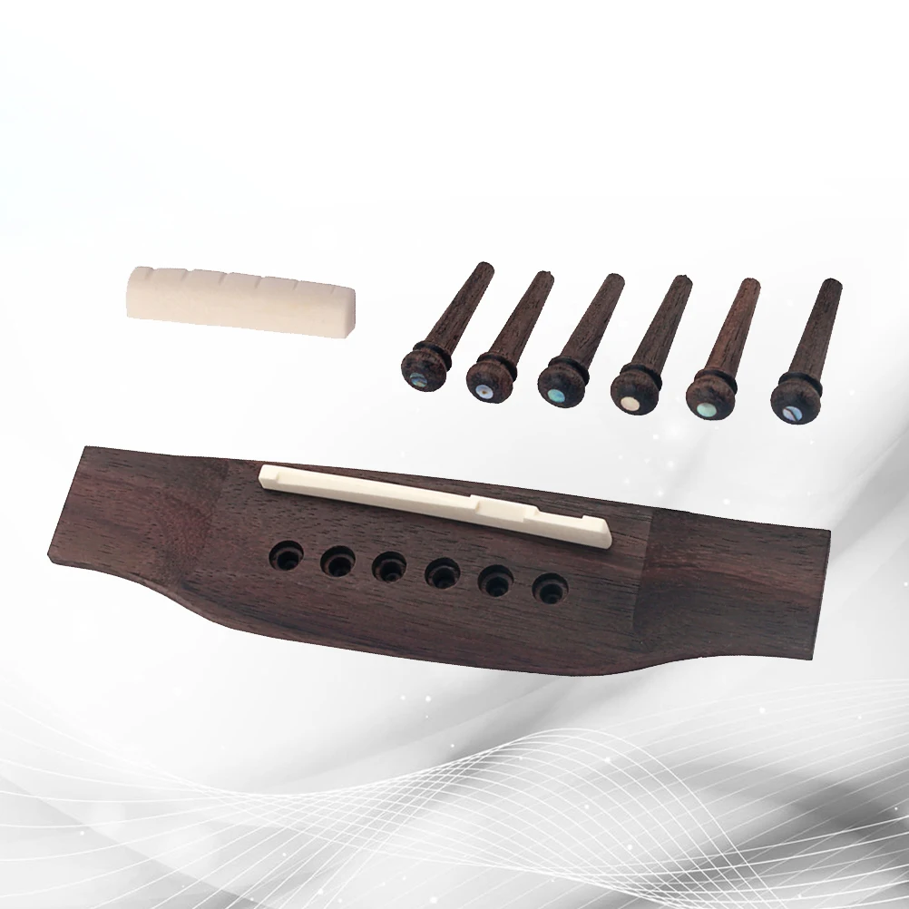 

Shell Nail Xylophone Horse Guitar Bridge Bone Saddle and Nut Acoustic Accessories Parts Accessory But Wooden Pins Ballad Child