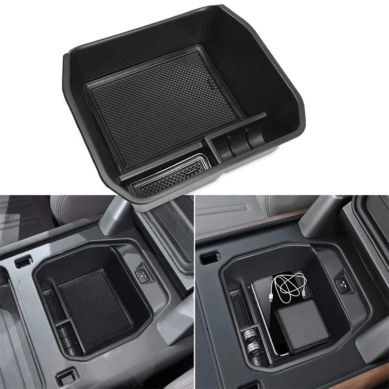 Car Center Console Armrest Storage Box for Land Rover Defender 90 110 2020-2021 Interior Phone Coin Holder Container