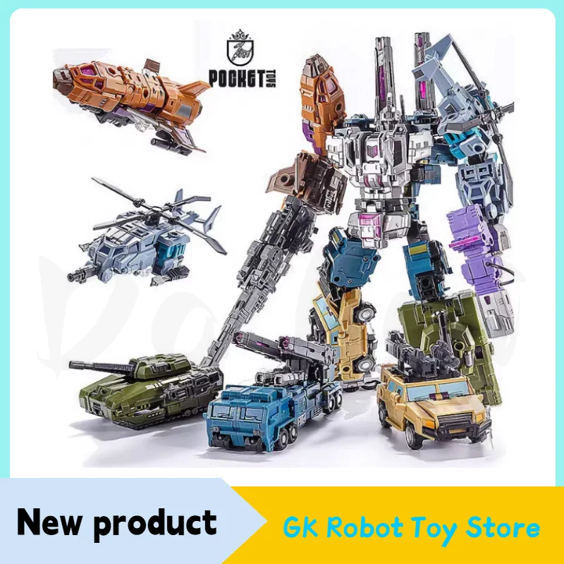 

In Stock New Version Enlarged Version Combined Huntianbao Combination Deformation Toy Machine Alloy Car Collection