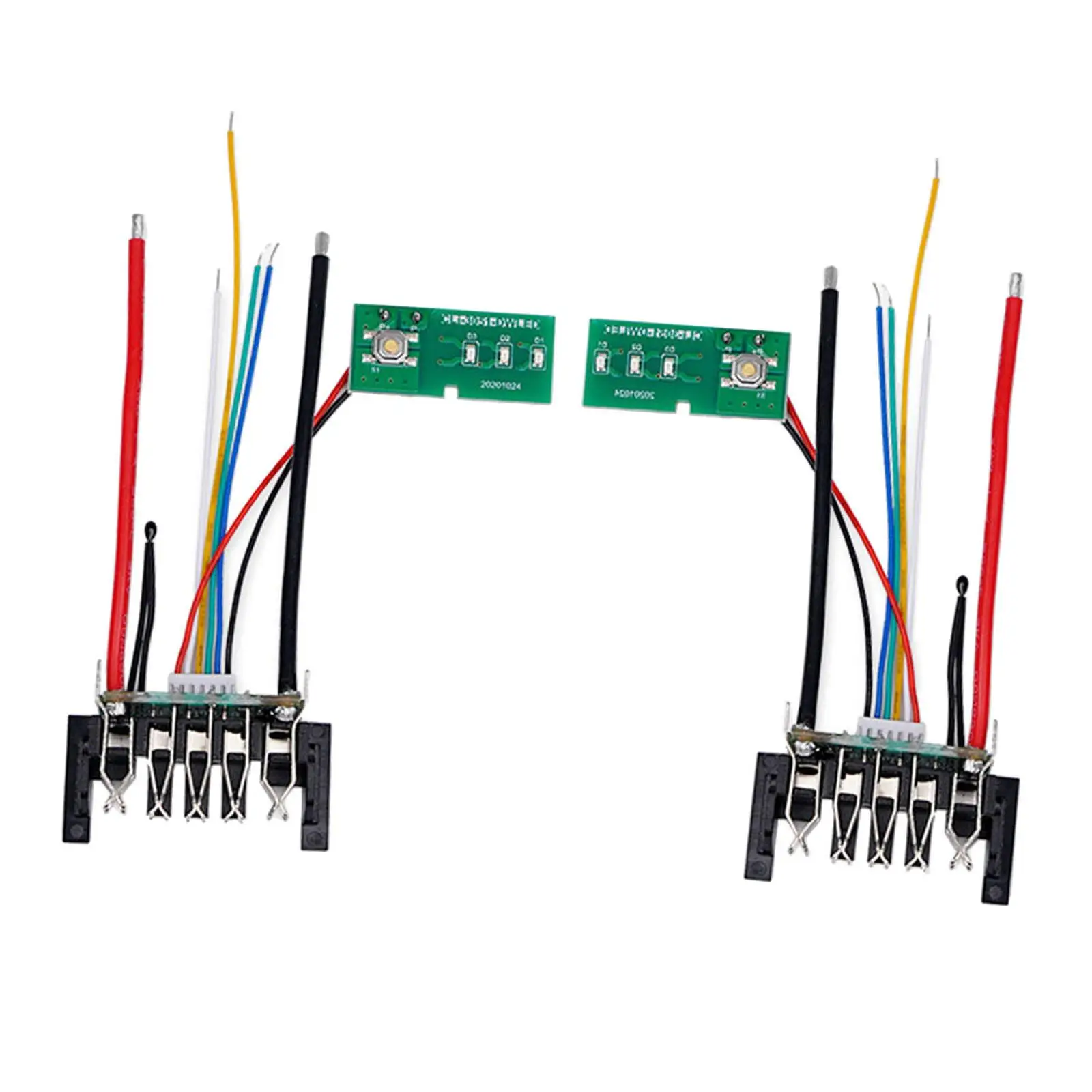 2 Pieces Battery Board Replaces for Drill Motor Motorcycle