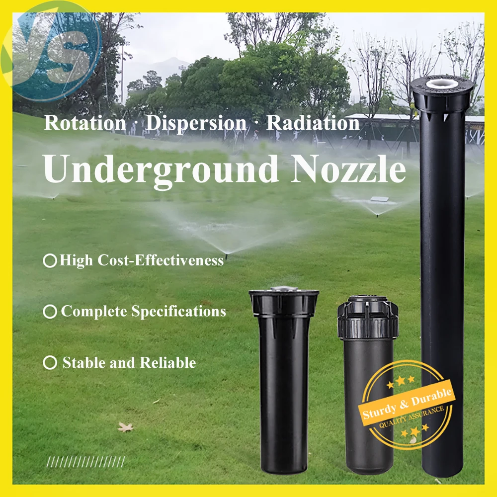 Hot Sale Underground Rotating Nozzle Ray Scattering Automatic Retractable Irrigation For Lawns Sprinkler Irrigation Garden