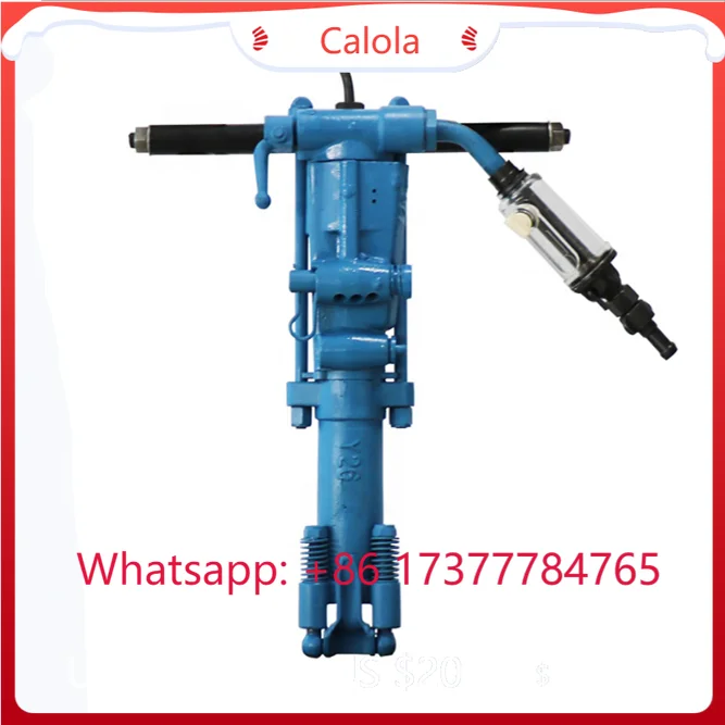 Hand Held Y26 Rock Drill, Portable Pneumatic Jack Hammer for Stone Quarrying